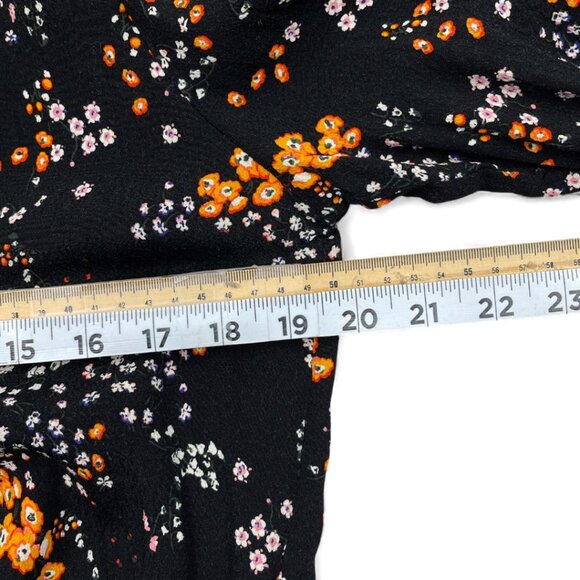 Zadig & Voltaire Taos Tunic Floral Button Top Blouse Shirt Women's Small - Picture 6 of 7